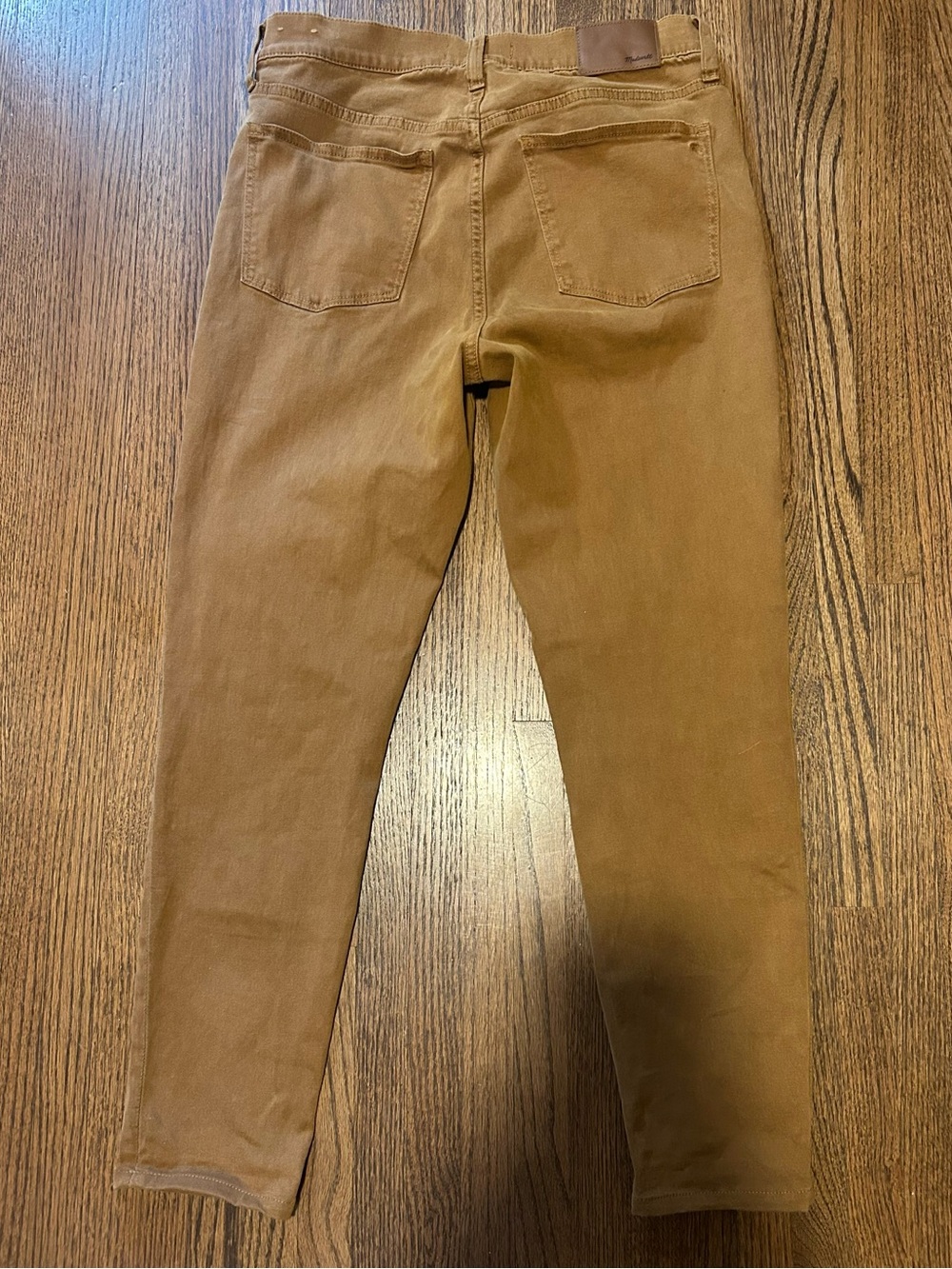 Madewell 9” High Rise Skinny Skinny Jeans Camel Brown Size 29 - Picture 4 of 8